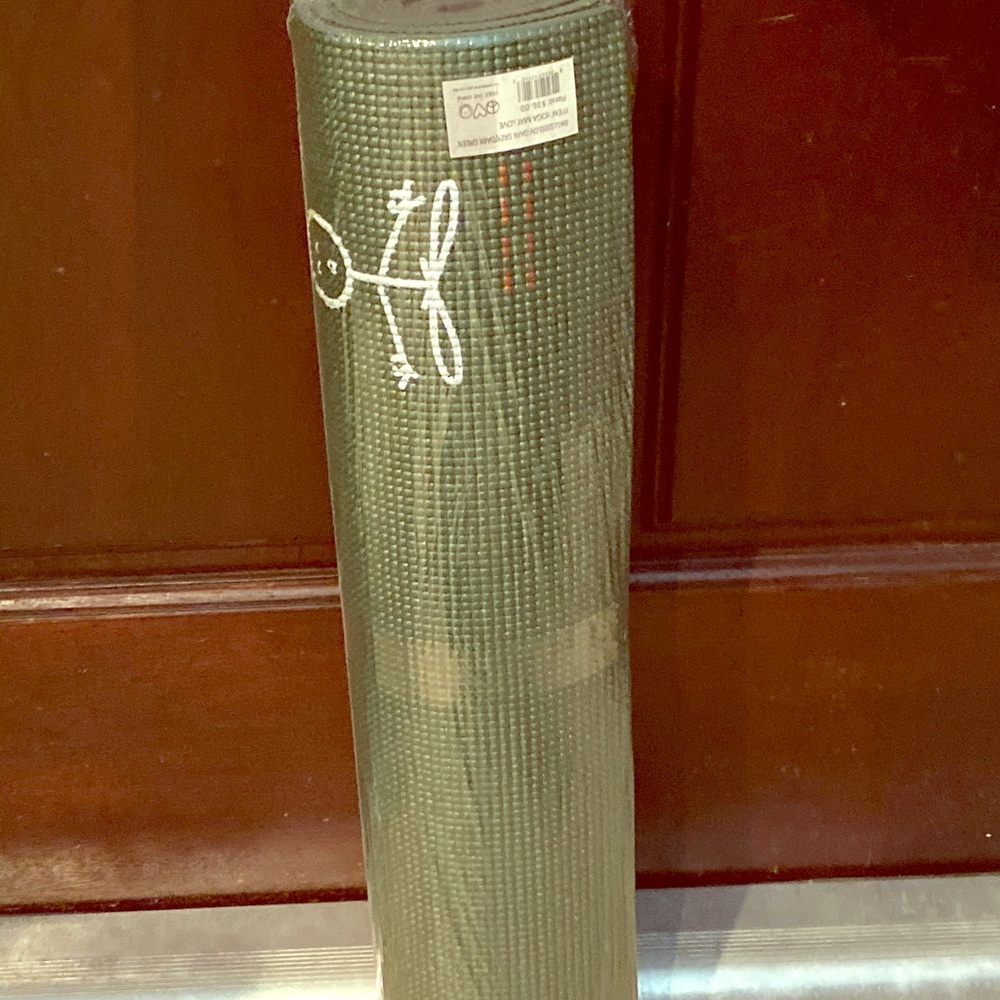 Peace Love World Namaste Yoga Mat